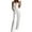 White, variant on TrendOFT Summer Jumpsuit For Women Dressy Solid Tube Top Sleeveless Cold Shoulder Wide Leg Pockets Rompers For Women One Piece Overalls Red S