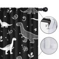 thumbnail image 4 of Blackout Kids Curtains,Cute Dinosaur Pattern Childrens Insulated Curtains Set Of 2,Bedroom Essentials,Toddler Room Decor 52x84in(132x213cm), 4 of 4