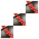 thumbnail image 3 of Billuyoard Flor Perlas Encaje Borde Pasamanería Boda Chifón Cinta Aplique Bricolaje Costura rojo 3piezas, 3 of 5