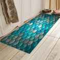thumbnail image 3 of kurtrusly Digital Printed 3D Floor Mat Runner Non-slip Area Rug Carpet Scale Pattern 1Set, 3 of 6