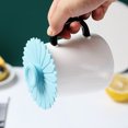 thumbnail image 5 of Sunflowers Silicones Cups Lid Dustproof Camping Cups Cover Leakproofs Hot Cups Lid Airtights Seal Lid for Coffees & Tea, 5 of 8