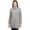 Gray, variant on SAOL 100% Merino Wool Women's Aran Zip Cardigan Sweater Irish Cable Knit Outdoor Long Coat Jacket with Pockets