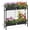 Gray, variant on Raised Garden Beds Outdoor with Legs 32" Tall Herb Garden Planters Box Raised Flower Beds for Gardening, Vertical Privacy Planter with Trellis for Patio, Porch, Backyard, Balcony, Grey