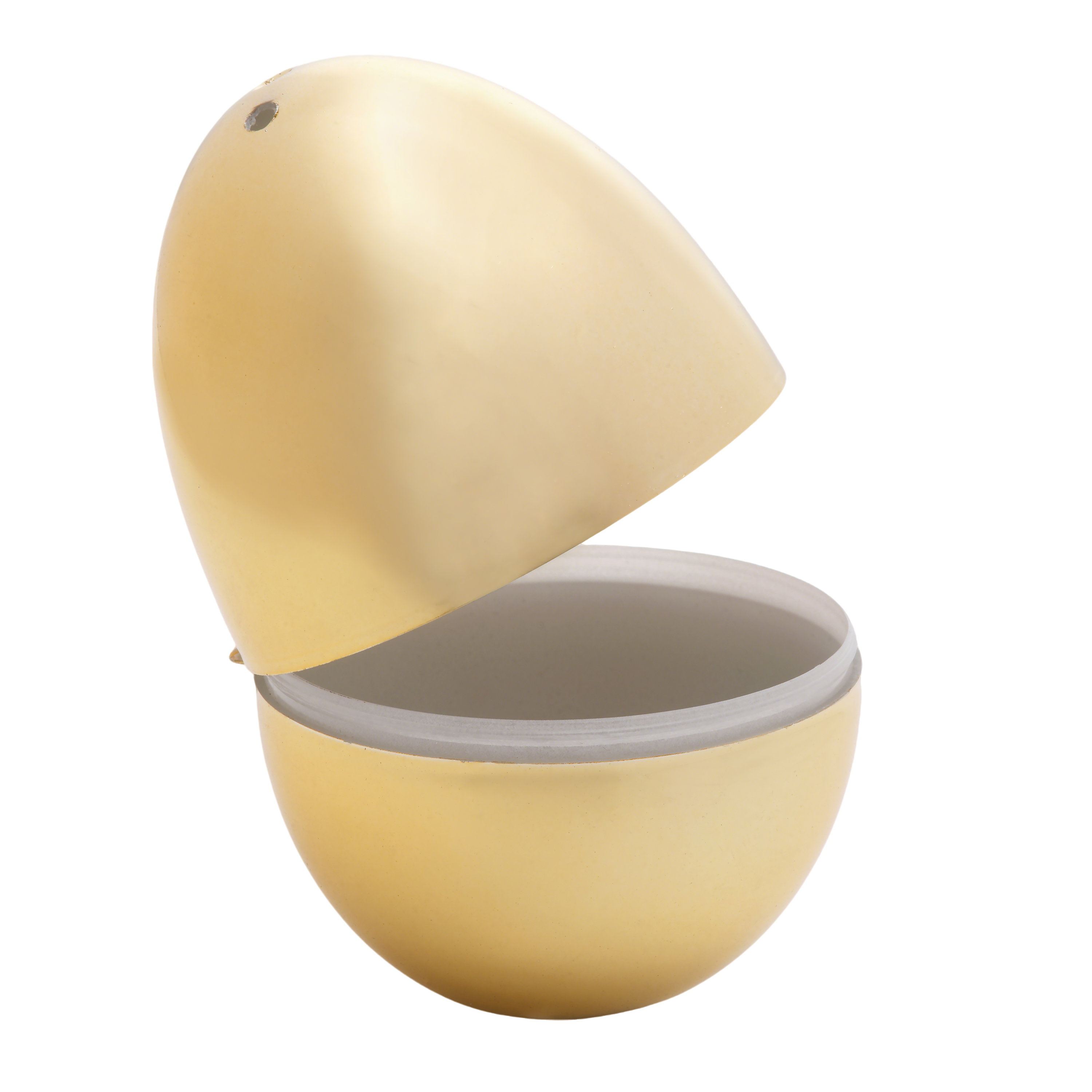 Way To Celebrate Fillable Easter Eggs, Metallic Gold, 4 in, 4 Count