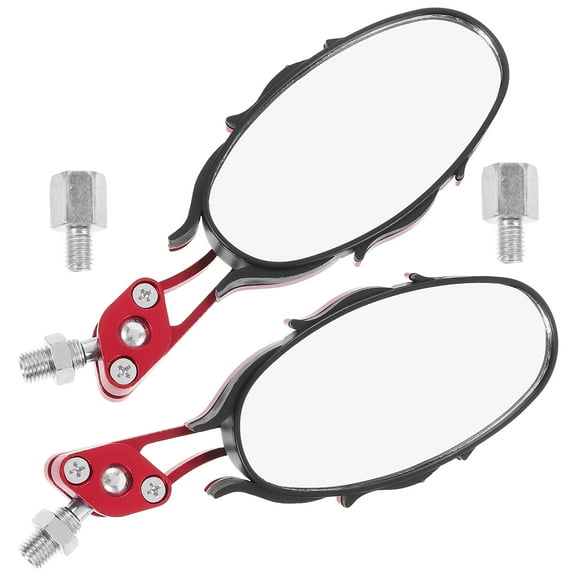 HOMEMAXS 1 Pair Motorcycle Rear View Mirrors Universal Modified Mirrors Motorcycle Mirrors for Handlebars