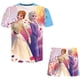 thumbnail image 1 of Verano lindo dibujos animados 2 uds niños bebés niñas dibujos animados Top Frozen Elsa Anna pantalones cortos conjunto ropa niños niñas ropa conjuntos 6M Gao Jinjia LED, 1 of 2
