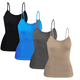 thumbnail image 1 of Set 4 Blusas Mujer Tirantes Unitalla Casual Blusa Crop Top Dama, 1 of 5