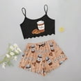 thumbnail image 2 of RMGVDSD Pajamas for Women 2 Piece Women's Summer Cute Printed Sleeveless Tank Tops Cami Top And Shorts Pajamas Set Sleepwear Comfy Ladies Pajamas, 2 of 3