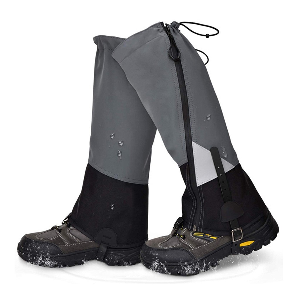 Outdoor Mountaineering Hiking Ski Gaiters Cover Waterproof Hiking
