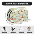 thumbnail image 5 of Kdxio Mushroom Bee for Double Compartment Pen Case Oxford Organizer with Zipper Pockets for Students Artists, 5 of 7
