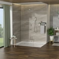 thumbnail image 4 of Logmey Bath Shower Faucet Set Tub Spout 12 inch Rain Shower Head with Handheld Shower System in Brushed Nickel, 4 of 9