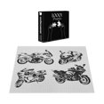 thumbnail image 5 of Ambesonne Motorcycle Jigsaw Puzzle, Motorbikes, Heirloom-Quality Fun Activity for Family Durable Cardboard, 1000 pcs, Orange Black, 5 of 5