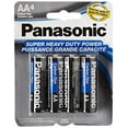 thumbnail image 2 of Panasonic 5734 16PC AA Batteries Super Heavy Duty Power Carbon Zinc Double a Battery 1.5V, Black (Pack of 16), 2 of 2