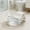 White, variant on Leodye 1PCS Thickened Large-Capacity Transparent Plastic Basin,Portable Washbasin for Household Dormitory Infant Foot Bath Laundry Use -9.4x3.9in