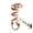 Fox, variant on Stretchable Plush Rope Dog Toys, Squeaky Tug Toys for Dogs, Stretchable snake-like design with squeaker and rope for tugging, chewing and interactive play for small medium & large dogs