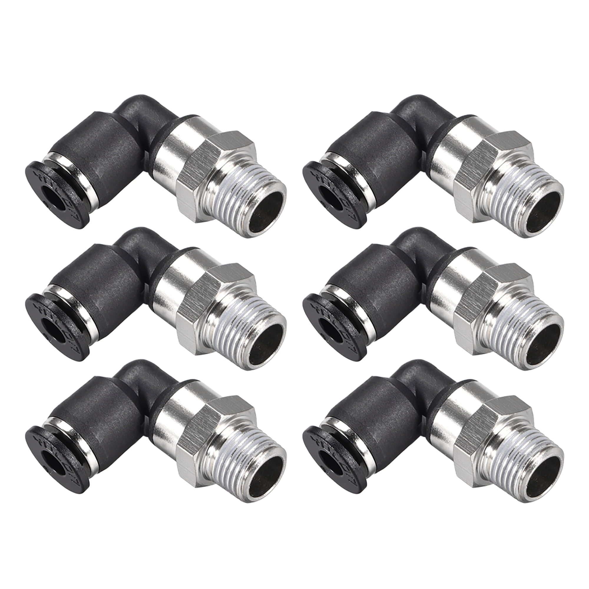 Push To Connect Tube Fitting Male Elbow 4mm Tube OD X 1/8