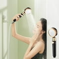 thumbnail image 7 of Turbo Shower Head Home Bath Shower Nozzle Water Heater Filter Shower ,3 Bathing Modes, One Pressurised Water Stop Function Shower Head., Xinsrenus Under $5! Turbo Shower Head Home Bath, 7 of 7