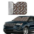 thumbnail image 3 of Kdxio Daisies Flowers Print Front Windshield Sun Shade,Folding Auto Sunshade for Car Truck SUV-Small, 3 of 7