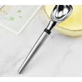 thumbnail image 3 of SUNWUKIN Cuchara para helado profesional de aleación sólida con mango grueso - Ergonómica para helado duro sin descongelación - Apto para lavavajillas - Pala para café con agarre de goma antideslizante Vhermosa Utensilios de Cocina, 3 of 7