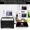 thumbnail image 3 of Calendario de escritorio JOSMAX para piano 2025 con 52 partituras, 3 of 8