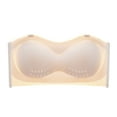 thumbnail image 2 of dmqupv Sports Bras for Women Strapless Shoulder Straps Two Wear Gathering Underwear Sports Bra Cover Cup Large Size Vest Bras A Size 3XL, 2 of 5