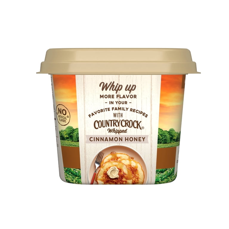 Country Crock Whipped Cinnamon Honey Spread 8oz Tub - Walmart.com