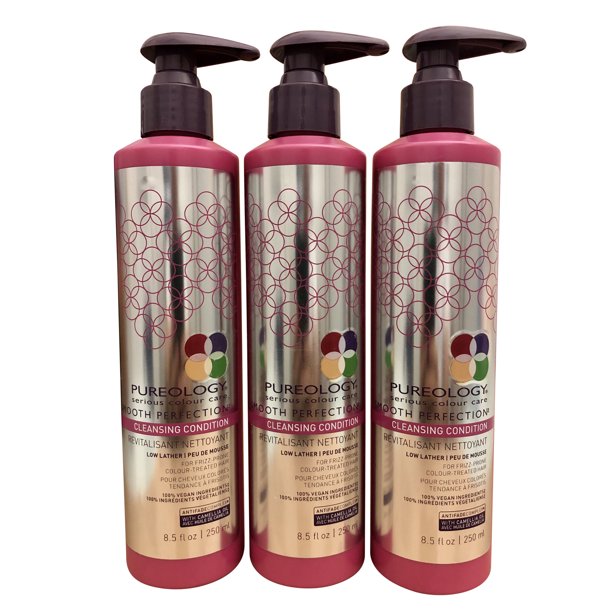 Pureology Smooth Perfection Cleansing Conditioner 8.5 oz Set of 3