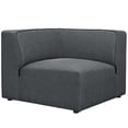 thumbnail image 6 of Modern Contemporary Urban Design Living Room Lounge Club Lobby Sectional Sofa Set, Fabric, Grey Gray, 6 of 6
