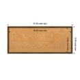 thumbnail image 2 of Amanti Art Natural Cork Board Wood Framed Lucie Light Bronze Bulletin Board 31 in. x 13 in., 2 of 7
