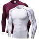 thumbnail image 1 of Camisa de compresión Queerier Athletic de manga larga para hombre, 1 of 7