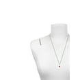thumbnail image 3 of Delight Jewelry January - Maroon Crystal Bicone Silvertone Always My Sister Bar Charm Necklace, 23", 3 of 4