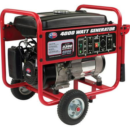 All Power 4000 Watt Generator APGG4000, 4000W Gas Portable Generator for Home Use Power Backup, RV Standby, Hurricane Damage Restoration Power Backup, EPA