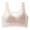 Rose Gold, variant on Busydd Plus Size Bras for Women for Large Bust Supportive Push Up Bra Comfy Breathable Wireless Bras for Women No Underwire Embroidered Everyday Bras