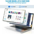 thumbnail image 7 of 17.3 In Laptop Intel N5095 RAM16GB SSD512GB 1600*900 screen Display DDR5 Notebook Computers, 7 of 7