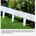 thumbnail image 4 of YAMB 24 Pack Faux Stone Garden Edging Border, Realistic Natural Stone Texture Garden Border, Weatherproof Stable Partition Low Fence for Flower Bed Lawn Courtyard Outdoor Landscaping Decor, 4 of 5