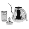 thumbnail image 3 of Hervidor de té y café Soledad Vierta sobre el hervidor de café Acero inoxidable 1.2L, 3 of 10