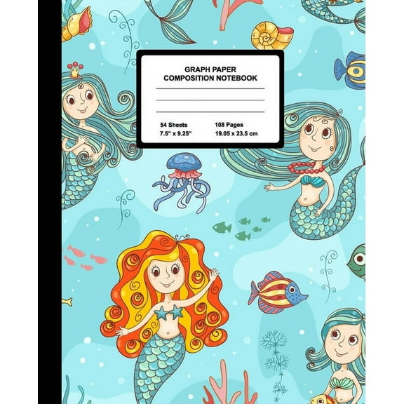 Graph Paper Composition Notebook: Quad Ruled 4 Squares Per Inch Sheets, Math and Science Grid Note Book for Elementary S, (Paperback)