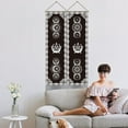 thumbnail image 6 of 2pcs Sun and Moon Tapestry Mystical Symbol Vertical Wall Hanging Mystic Stars Tassel Wall Tapestry for Bedroom and Living Room (45.7x13 Inch) DIY, 6 of 7