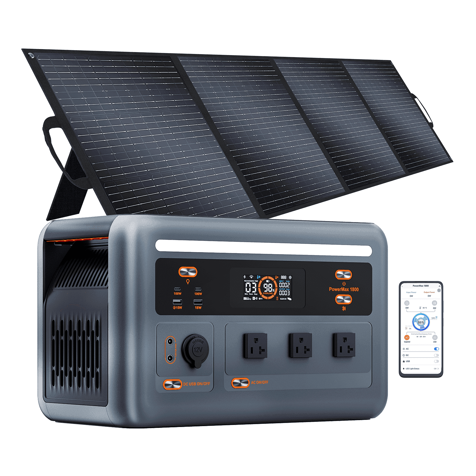 Jackery Explorer 1000 Plus Portable Power Station,1264Wh Solar