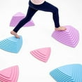 thumbnail image 2 of JumpOff Jo Rocksteady Balance Stepping Stones for Kids, Set of 6, Spring, 2 of 5