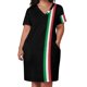 thumbnail image 2 of Il Tricolore-vestido holgado con bolsillos para mujer ropa con diseño de bandera italiana tendencia de verano, 2 of 6