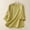 Yellow, variant on YHAJDS Women's Shirts Linen Round Neck Loose Casual Pullover Spring Summer Top