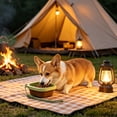thumbnail image 4 of Dog Bowl Silicone Foldable Portable BPA-Free No Leak Travel Cup for Outdoor Camping Small Medium Pets by MPOISVA, 4 of 6