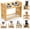 Large sized dogs, variant on Elevated Dog Bowls, Adjustable Raised Dog Bowl Stand for Medium and Small Dog, 11" High Bamboo Pet Food Feeder with 2 Stainless Steel Dishes（4 Heights）