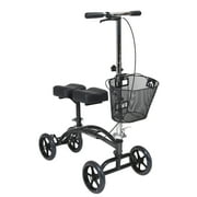 Drive Medical Dual Pad Steerable Knee Walker Knee Scooter with Basket ...