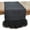 Black, variant on Saro Lifestyle Mongolian Wool Lamb Fur Trim Table Runner
