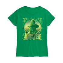 Wicked - Elphaba Portrait And Logo - Women's Fitted Graphic T-Shirt
