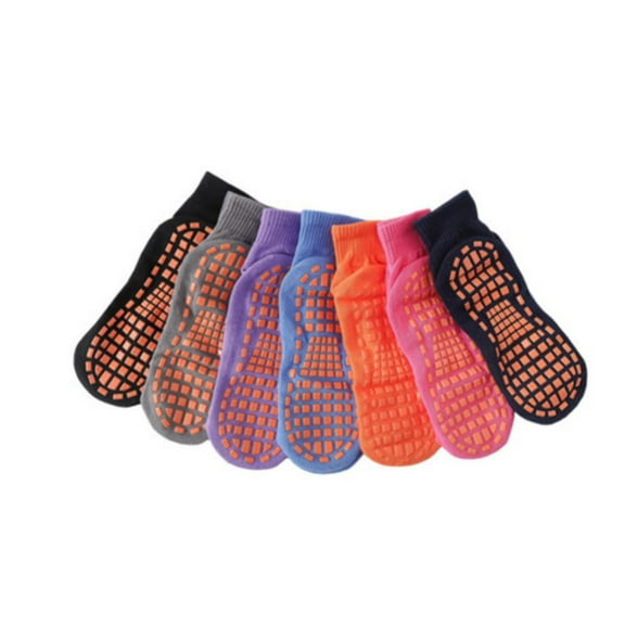 Happon Non Slip Skid Unisex Yoga Socks, 7 Pack