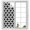 Black, variant on Abstract Geometric Window Privacy Film, Vintage Rhombus Circle Texture Green Static Cling UV Sun Blocking Heat Control Window Tint Day and Night, Non-Adhesive One Way Privacy Cover 29.5''x78.7''