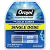 Orajel Single Dose Instant Pain Relief for Cold Sores .04 fl. oz. Pack